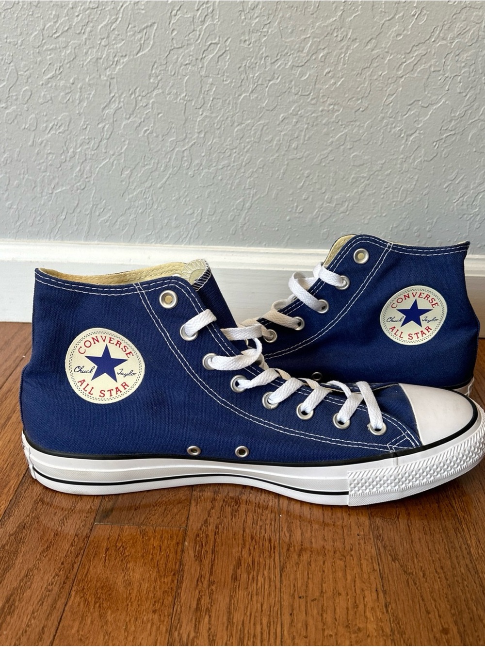 Converse Chuck Taylor Sneakers High Top Shoes Men’s Size 11 Blue - Picture 8 of 11